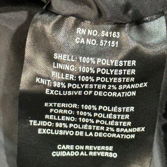 DKNY Men’s Diamond Quilted Puffer Jacket, Black, XXL - Picture 7 of 7